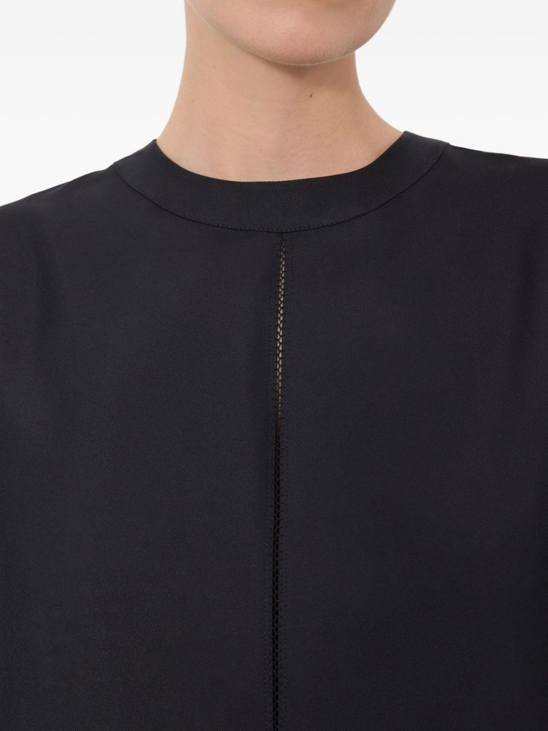 Havana lace-stitch silk top 5