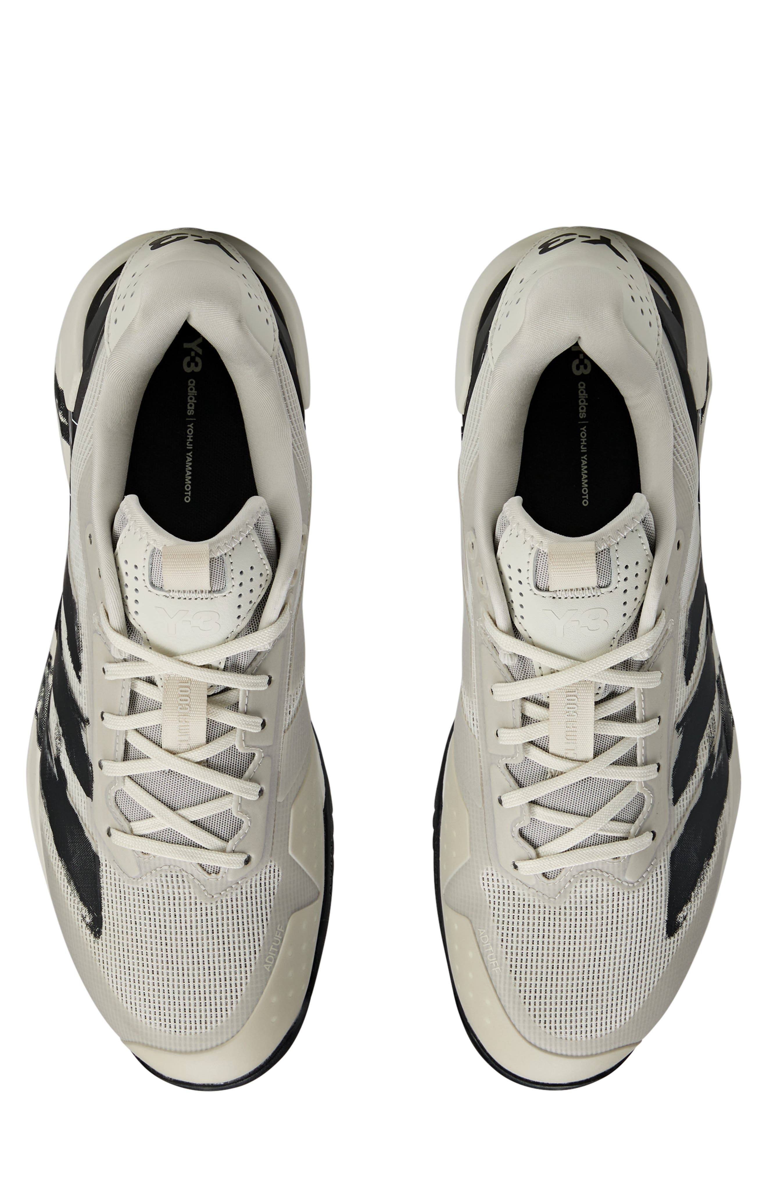 Y-3 Adizero Ubersonic 5 Tennis Shoe in Orbit Grey/Black/White at Nordstrom - 3