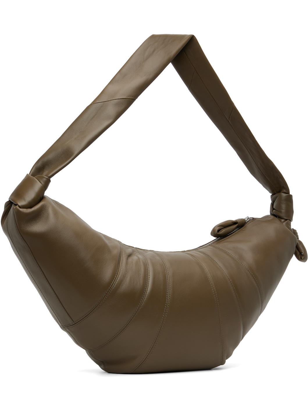 Taupe Large Croissant Bag - 3