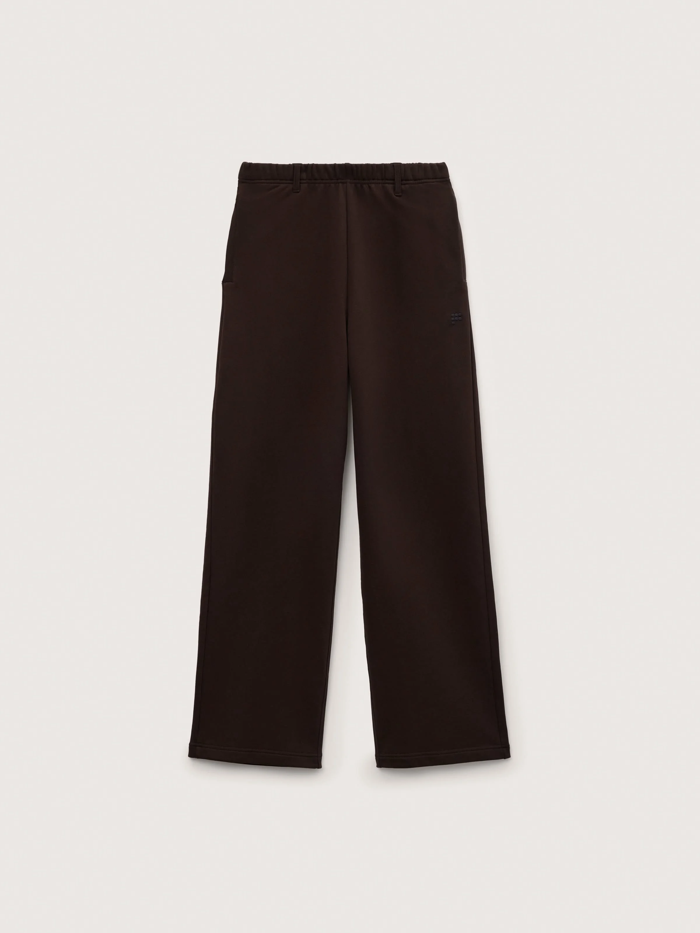 Mens Midweight Straight Leg Logo Track Pants - Obsidian Core - 1