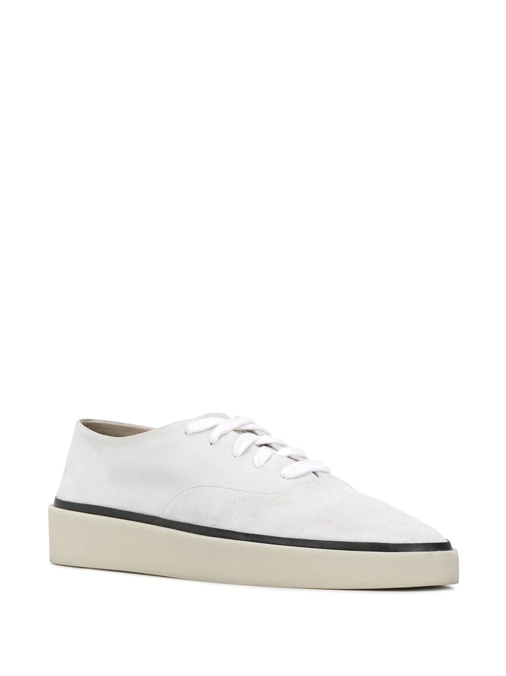 FEAROFGODZEGNA low-top suede sneakers - 2