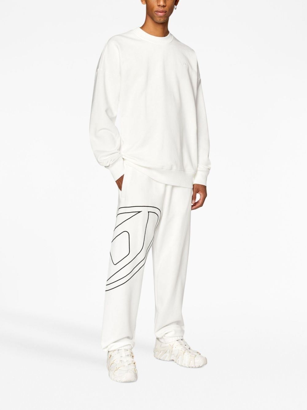 Oval-D embroidered track pants - 2