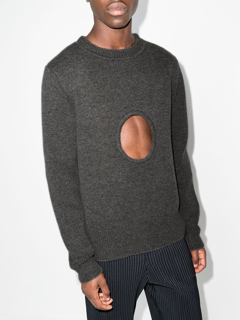 Hole wool jumper - 2