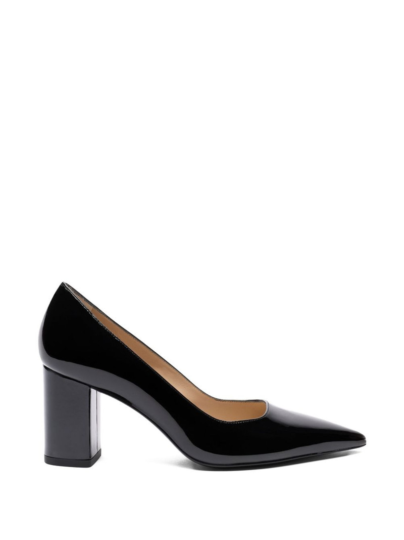 Power block-heel pointed pumps 1