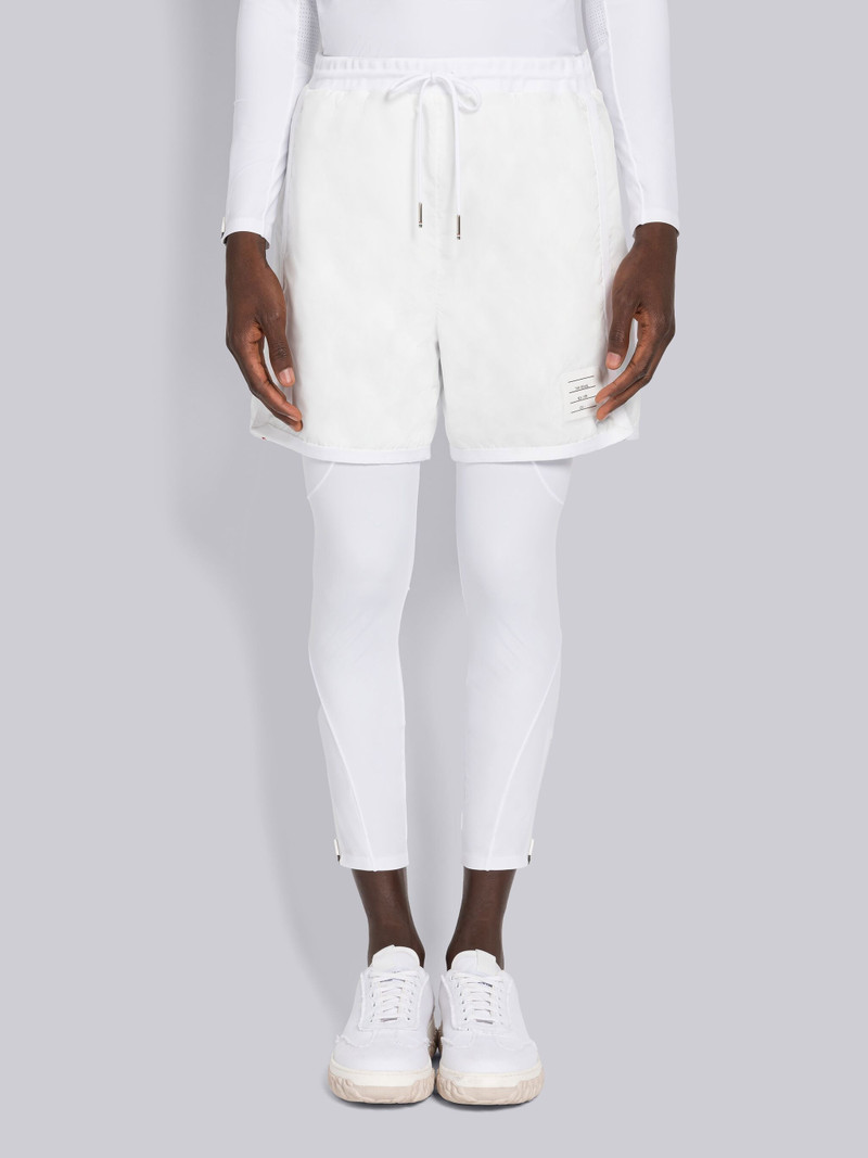 logo-patch mesh track shorts 1