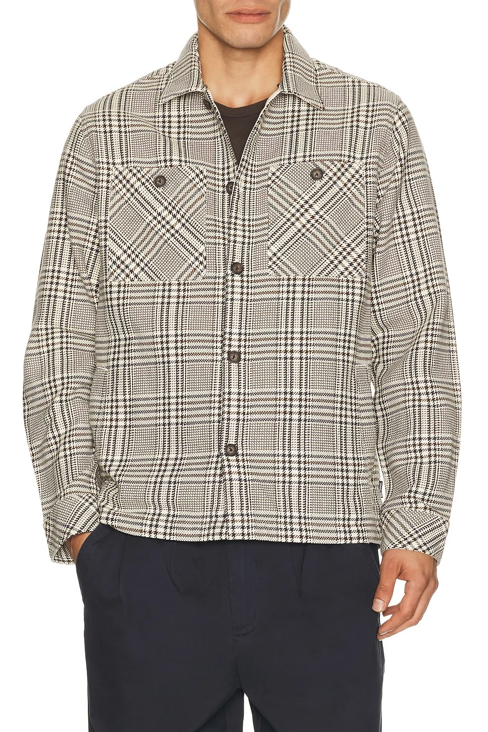 Alderney Houndstooth Overshirt - 1