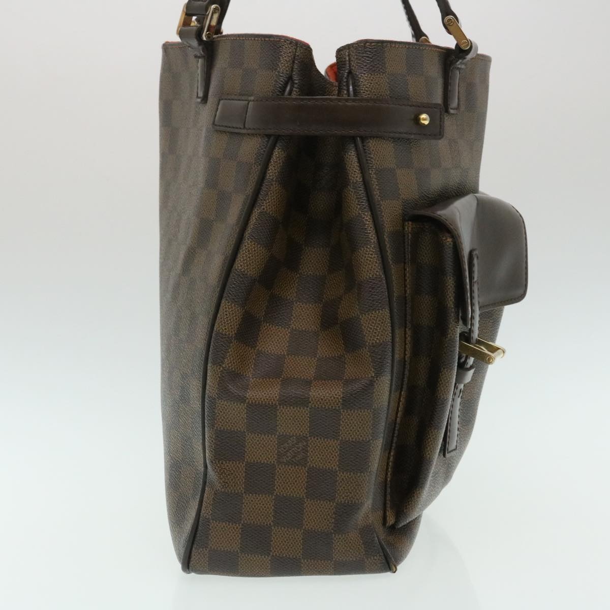 LOUIS VUITTON Damier Ebene Uzes Tote Bag N51128 - 4