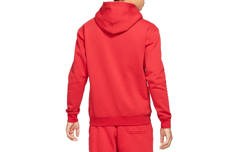 Jordan Air Jordan Embroidered Logo Sports Fleece Hoodie 'Red' DA9818-687 outlook