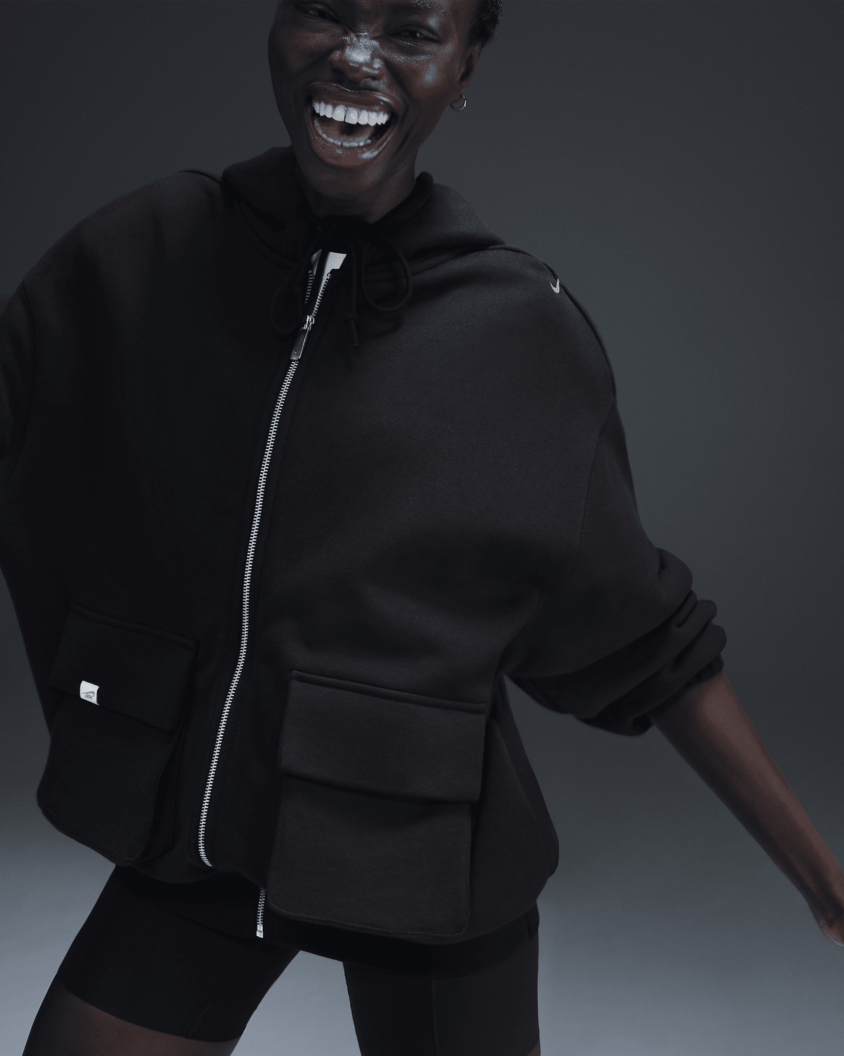 Nike Sportswear Women's Oversized Full-Zip French Terry Hoodie - 2