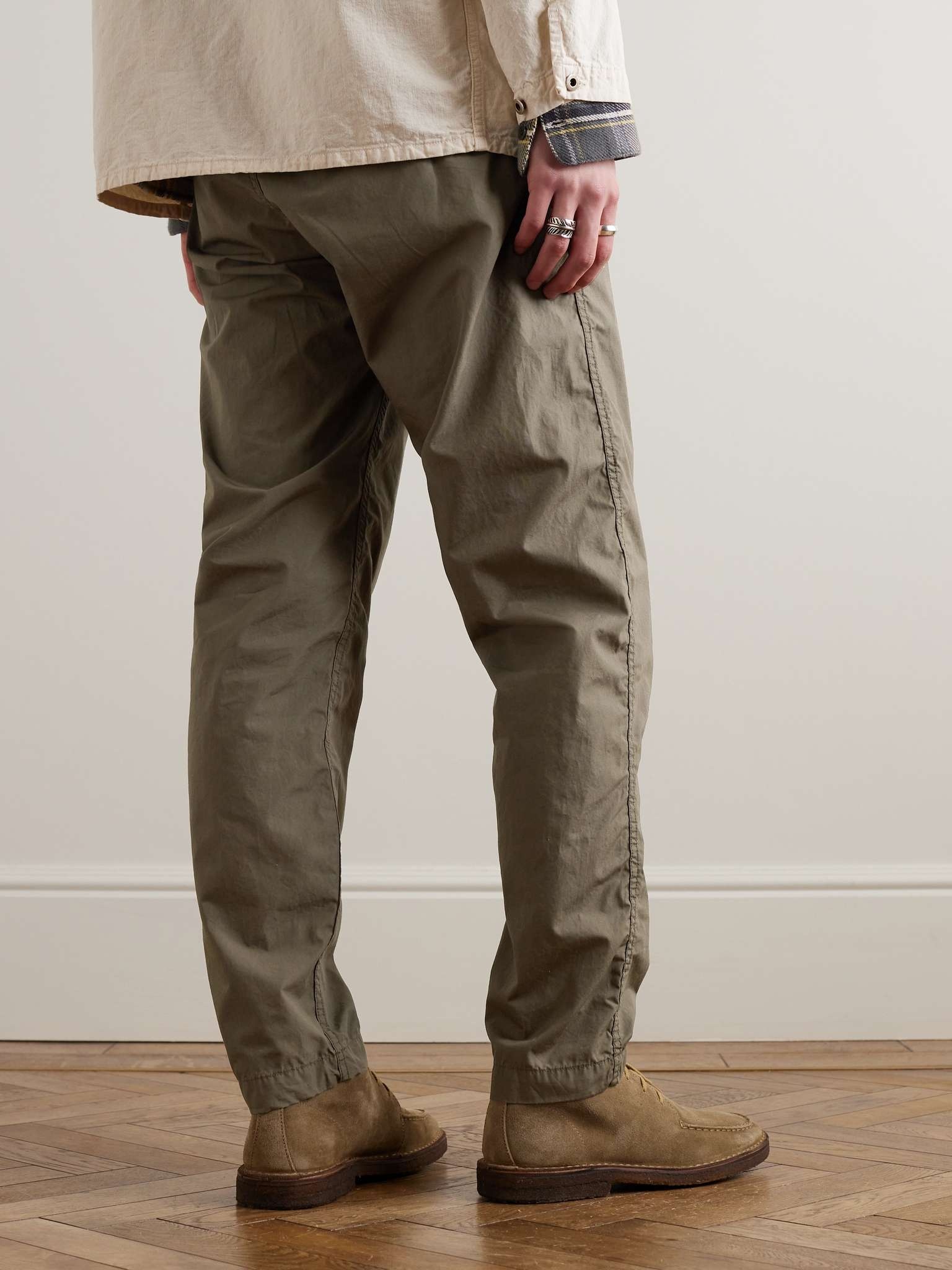 New Yorker Straight Leg Cotton-Ripstop Trousers - 4