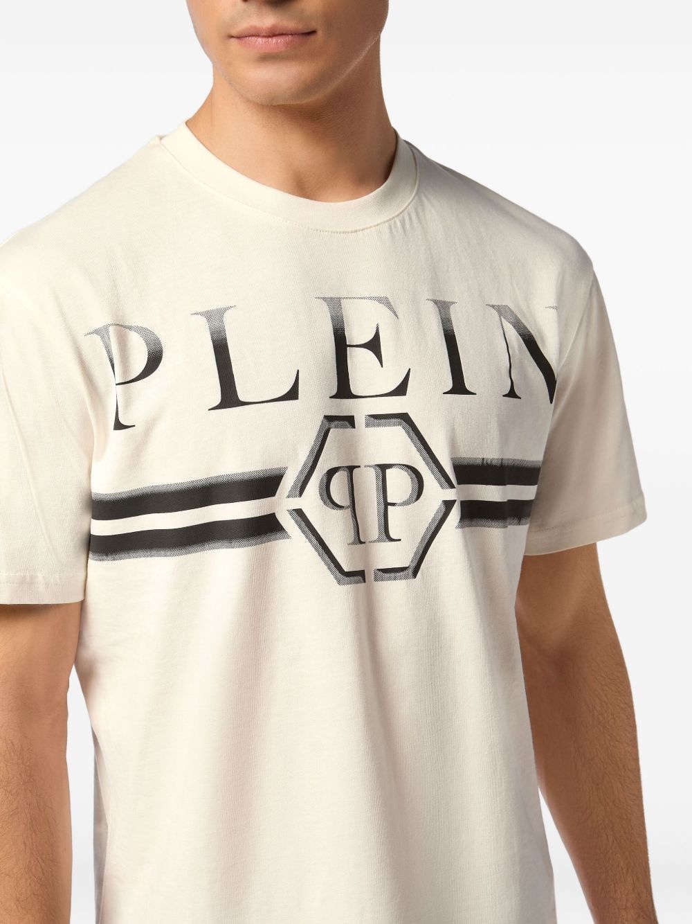 logo print T-shirt - 4