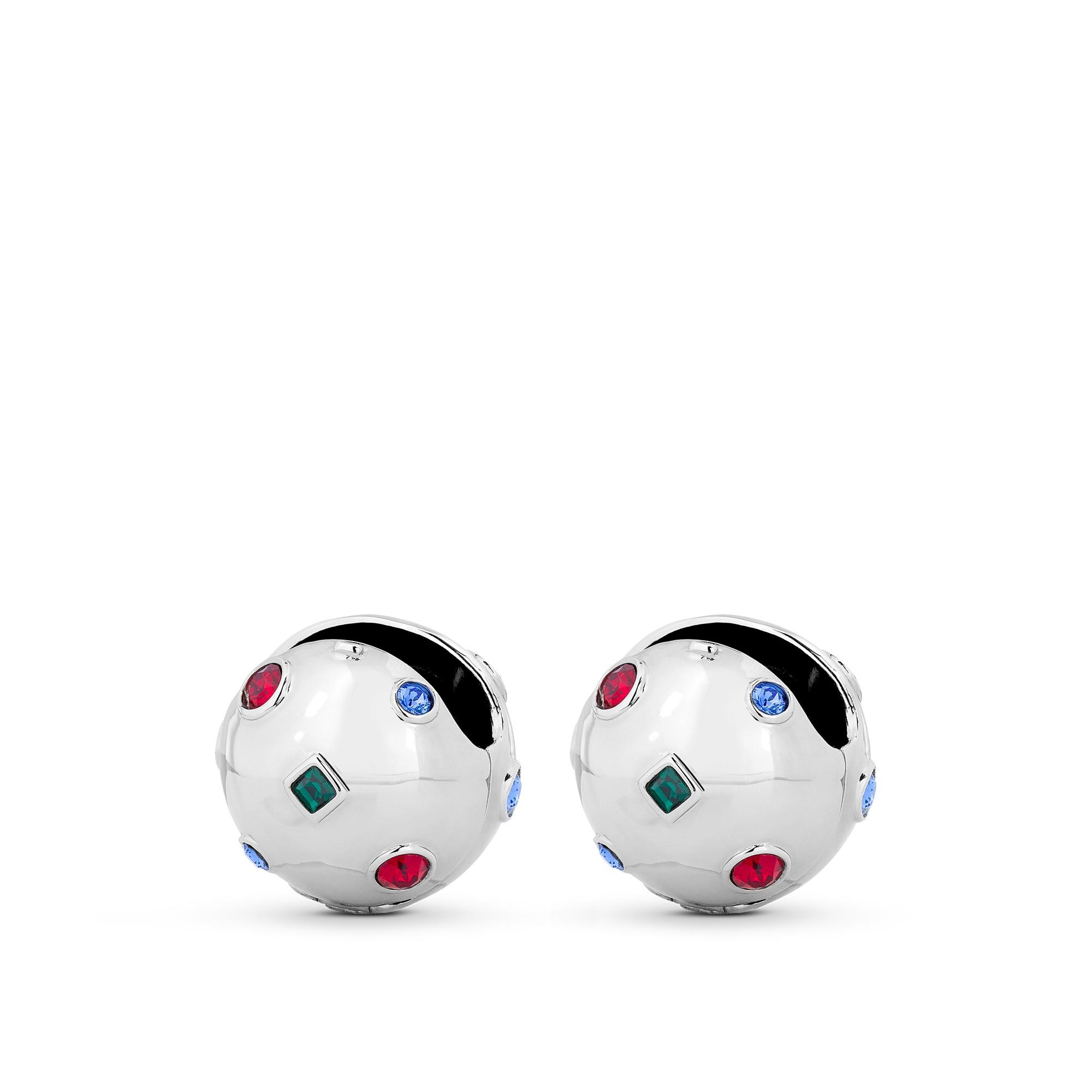 LV Planet Strass Earrings - 5