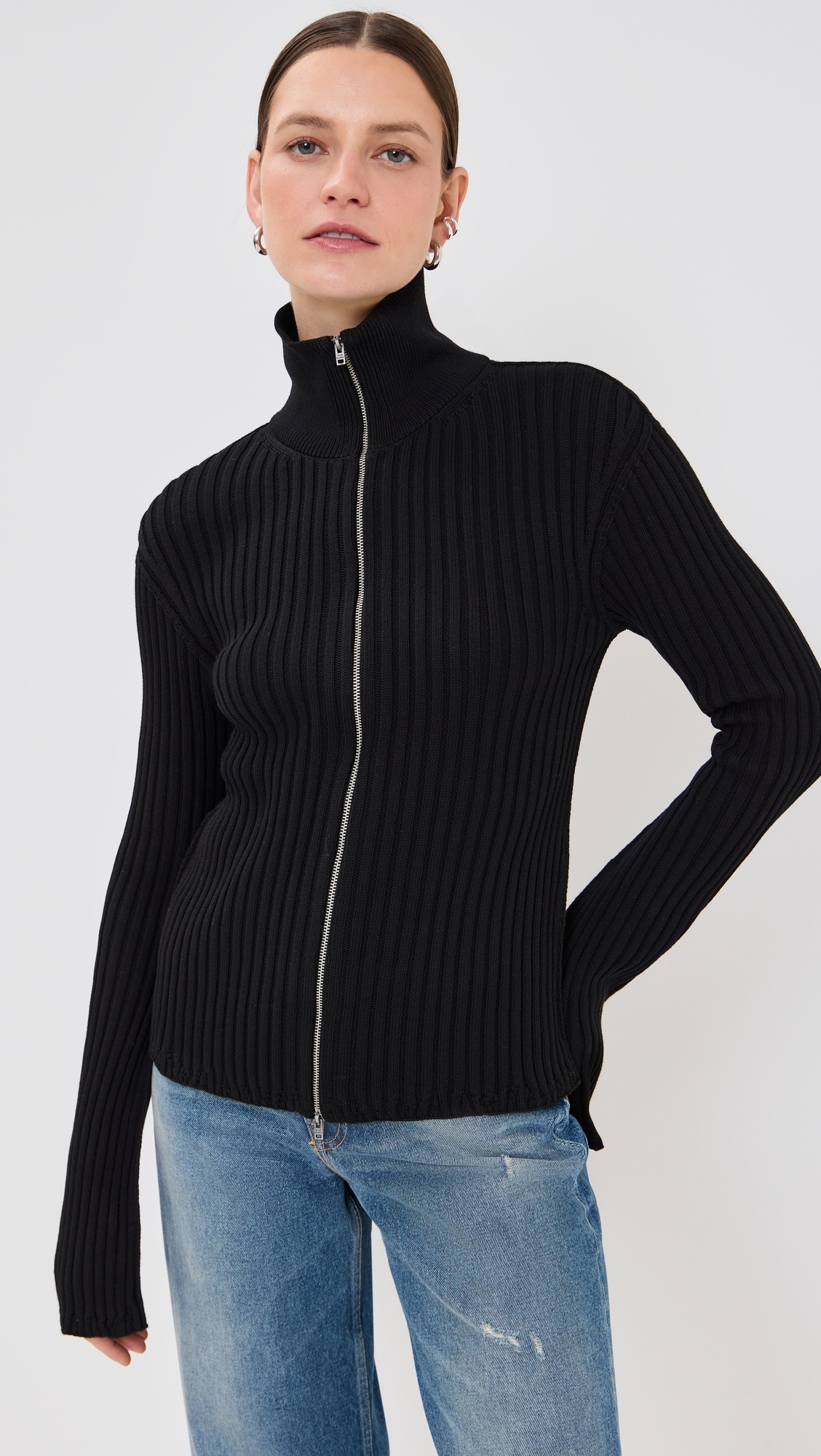 Koton Zip Up Cardigan - 6