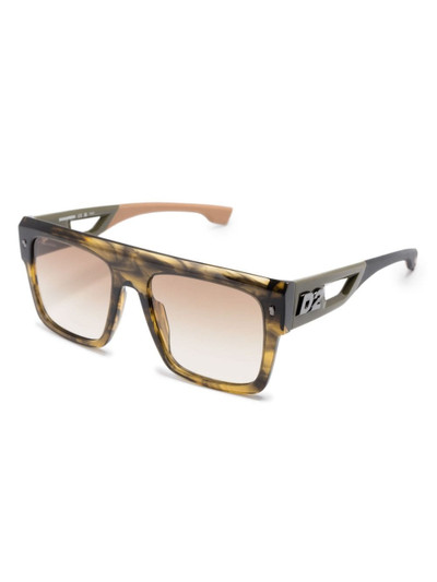 DSQUARED2 rectangle-frame sunglasses outlook