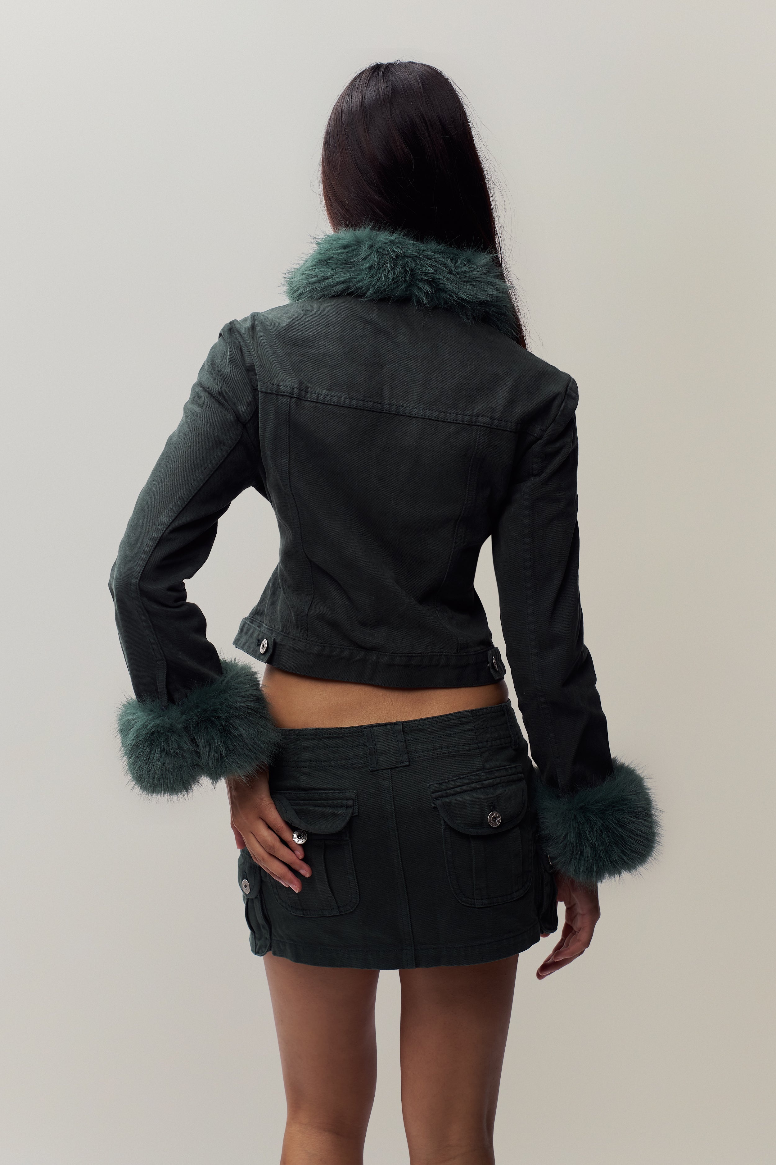 ARES FAUX FUR JACKET - 6
