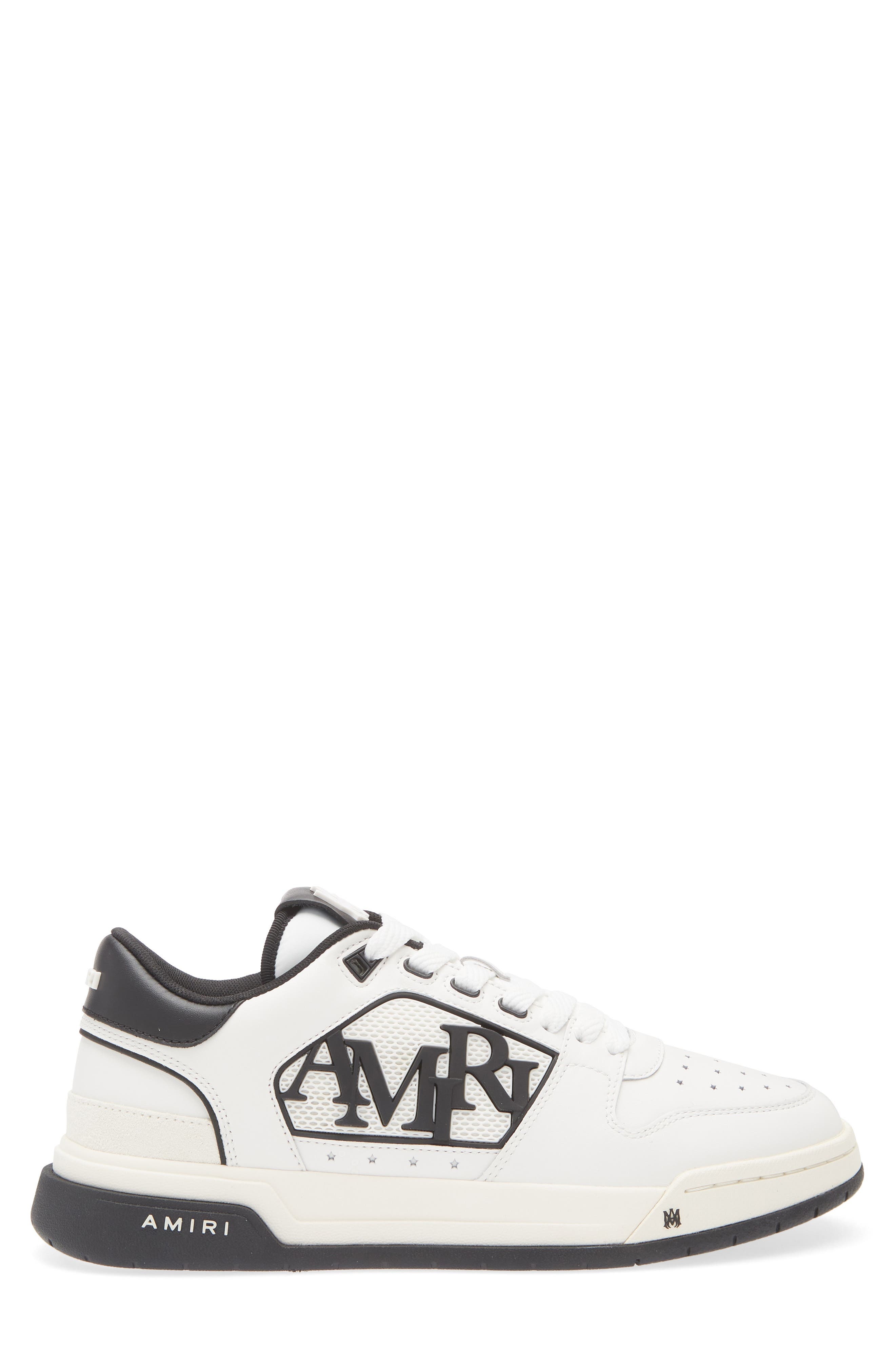 AMIRI Classic Low Top Sneaker in White Black at Nordstrom - 3