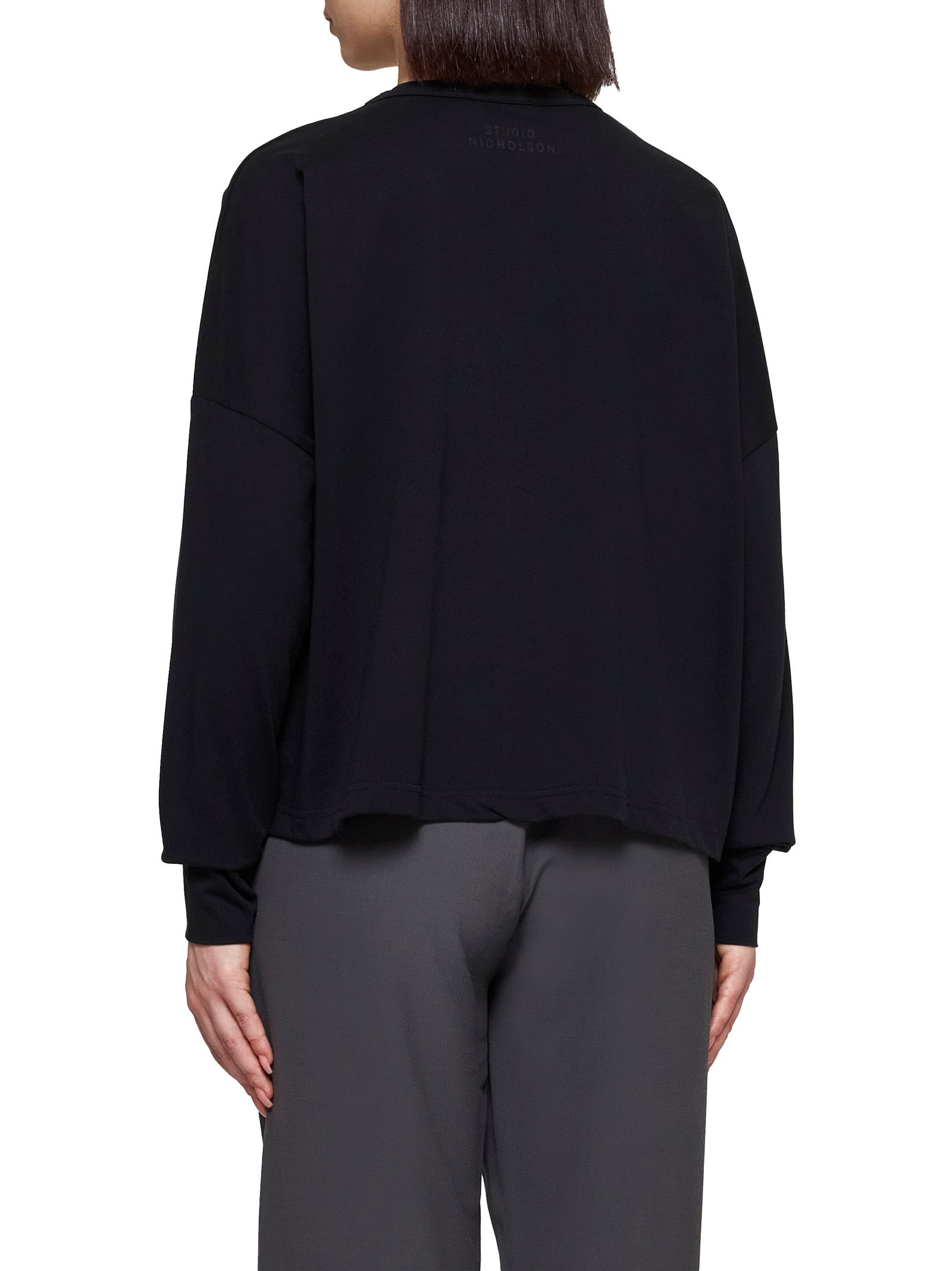 Long-sleeve jersey sweater - 4