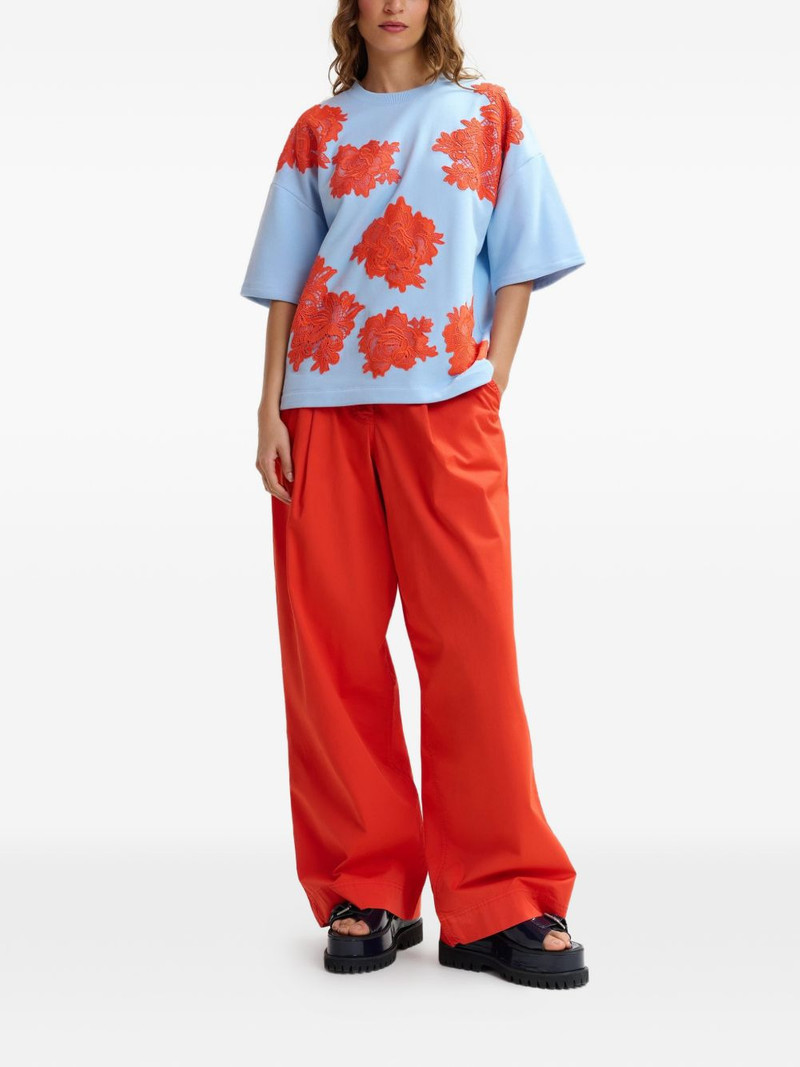 ESSENTIEL ANTWERP floral-pattern T-shirt outlook