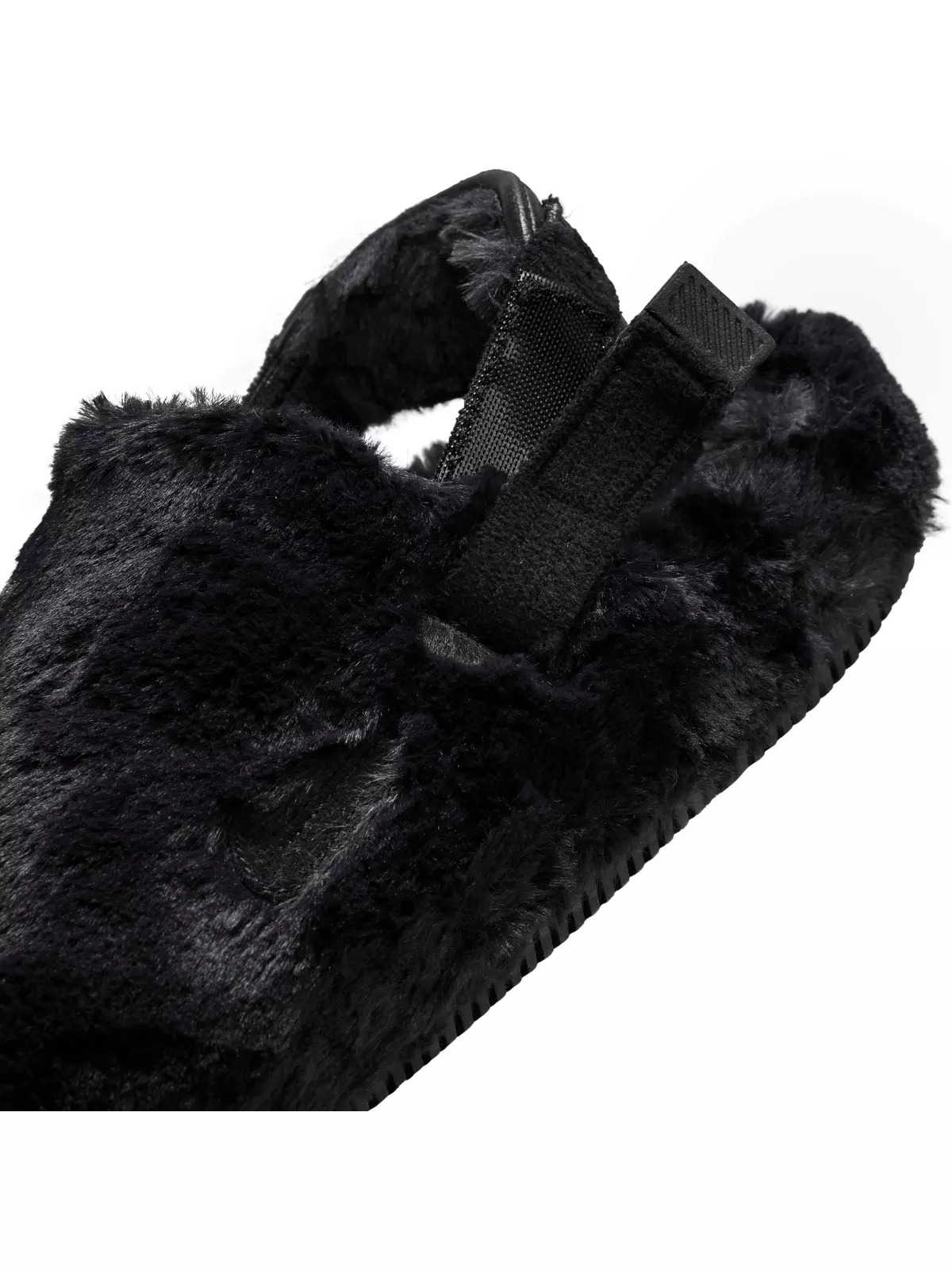 Calm Fuzzy Fur "Black/Black" Women's Mule - 8