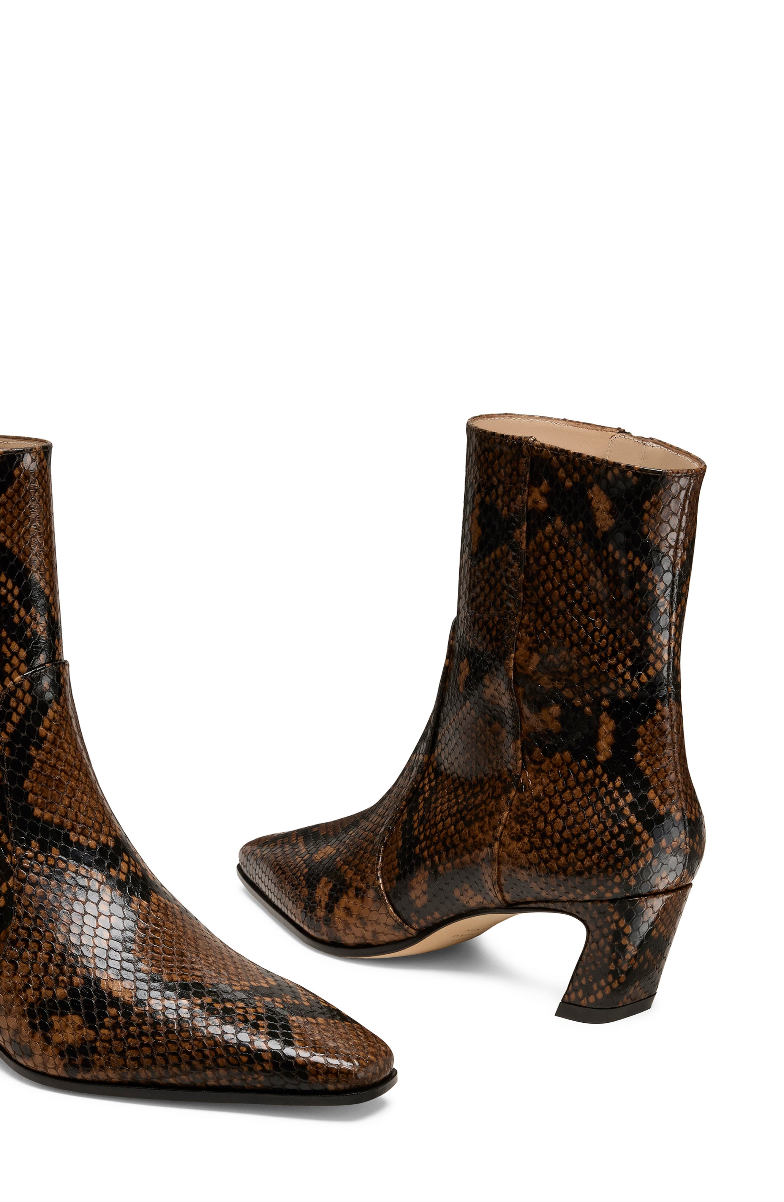 Stuart Weitzman Stassi Zip Bootie 50 in Espresso at Nordstrom - 4