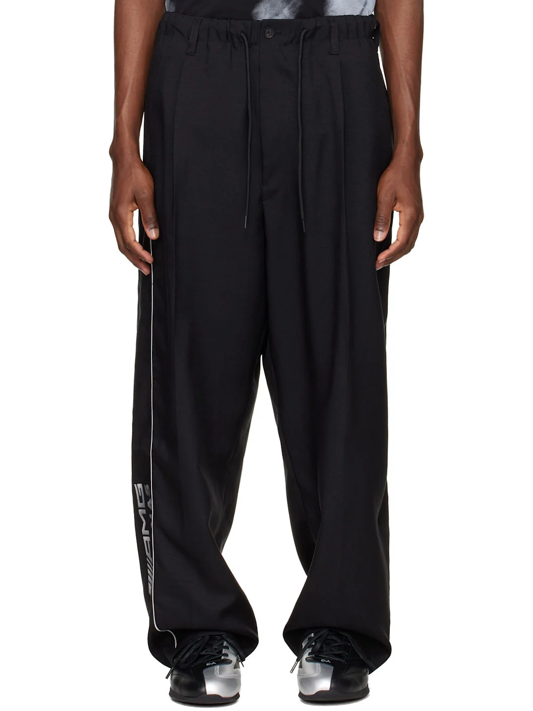 Black Mercedes-AMG F1 Edition Track Pants - 1