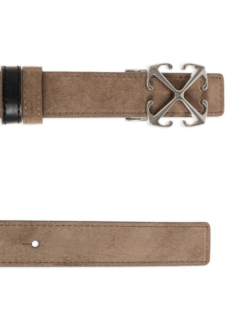 Arrows buckle suede belt 3