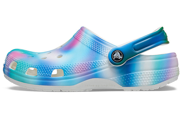 Crocs Colorful Crocs Beach Unisex Multi-Color White Sandals 207556-94S - 2