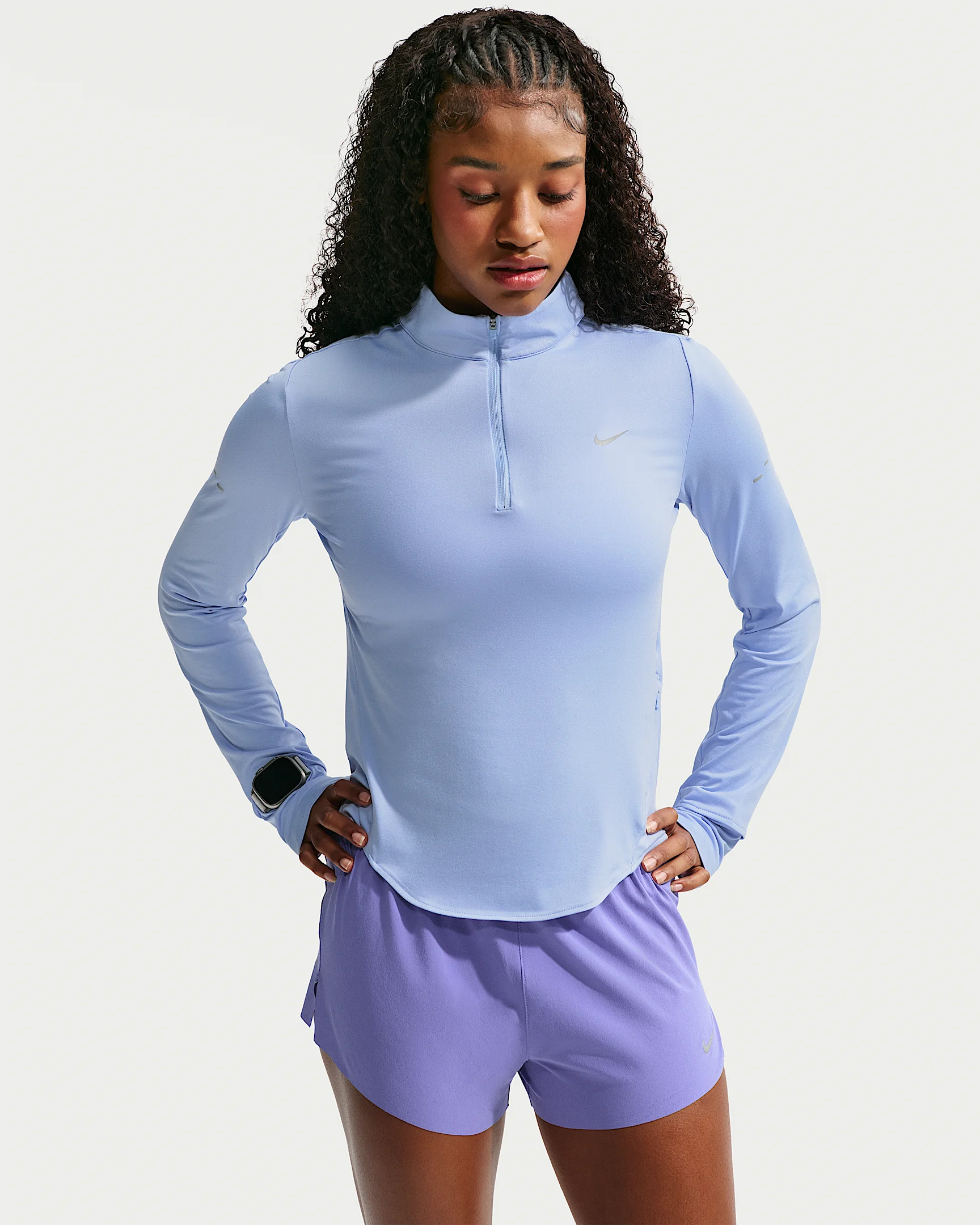 Nike Swift Women's Dri-FIT UV 1/4-Zip Running Top - 1
