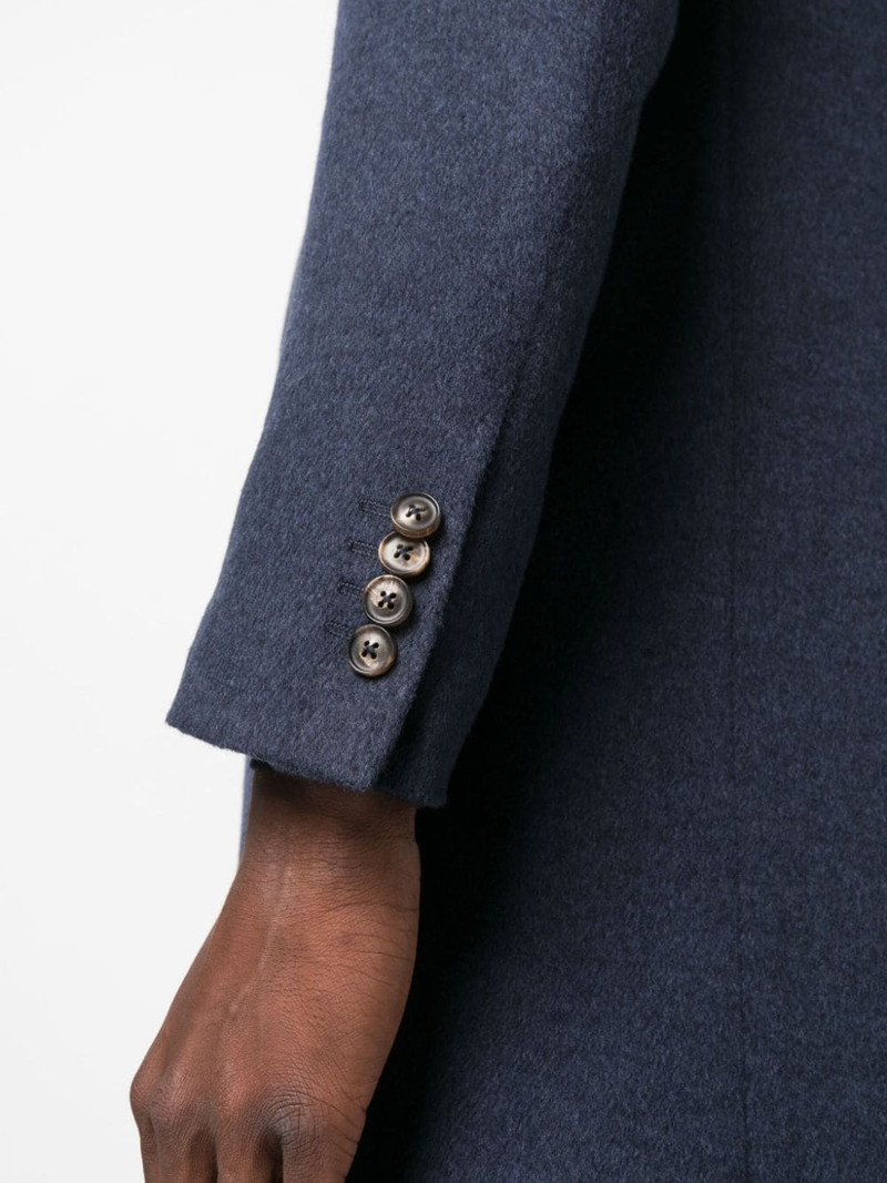 single-breasted wool-blend peacoat 5