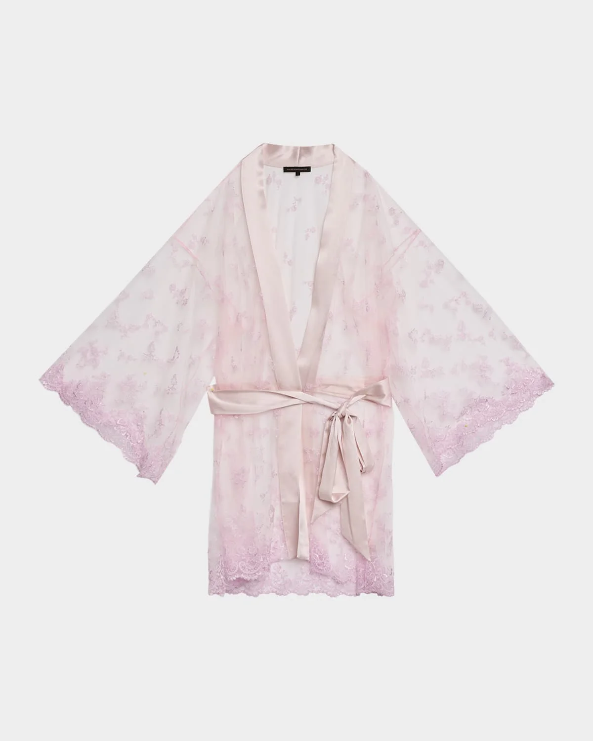 Juliette Embroidered Lace Robe - 1