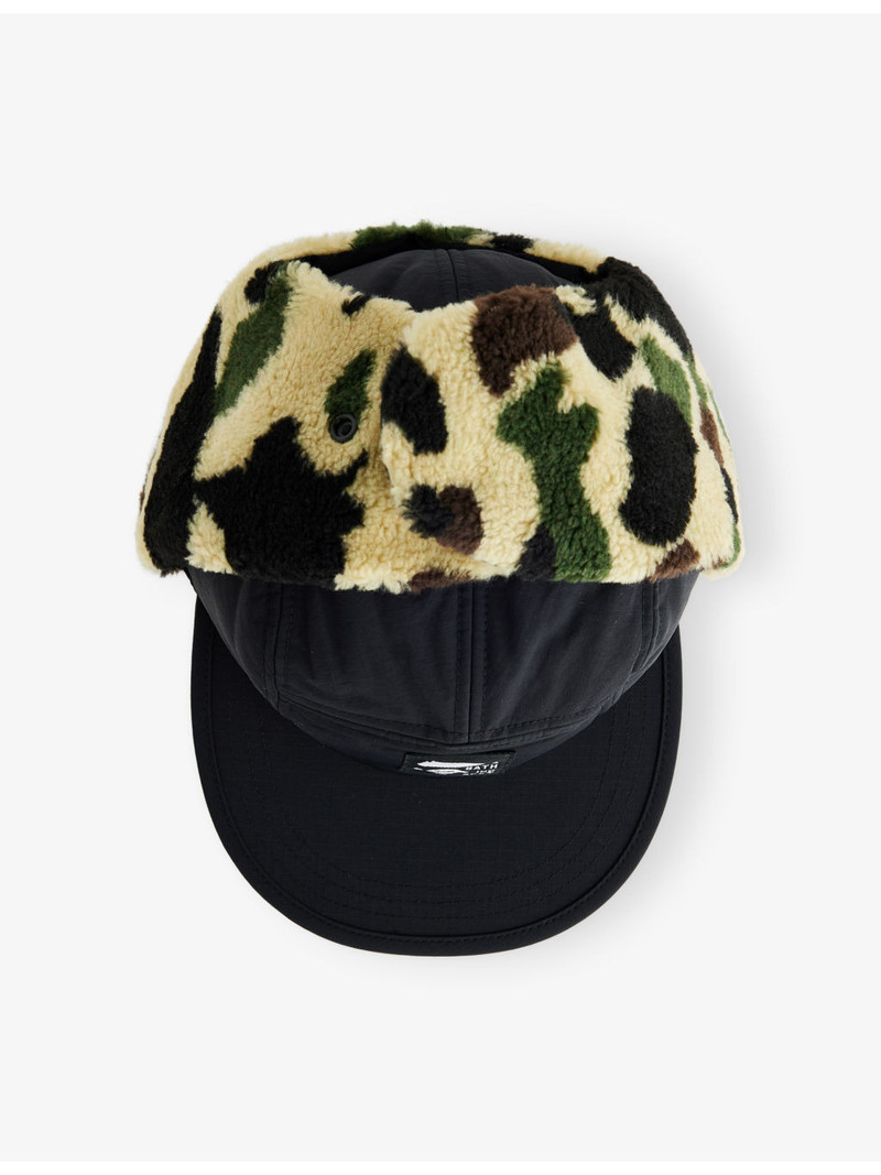 A BATHING APE® Camo Puffy Flight Cap outlook