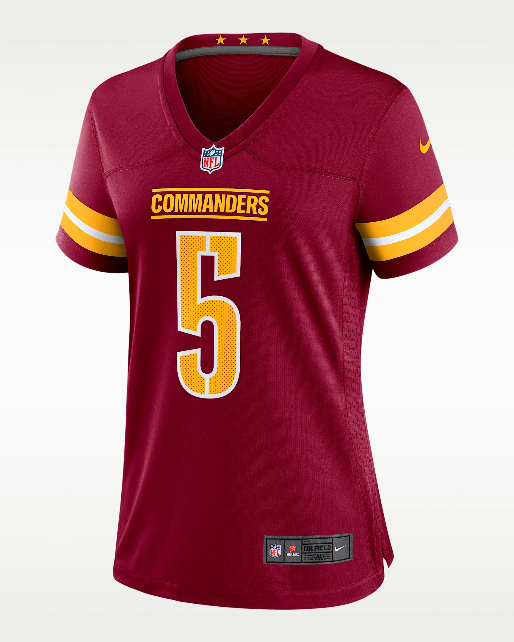 Jayden Daniels Washington Commanders Women's Nike NFL Game Jersey - 1