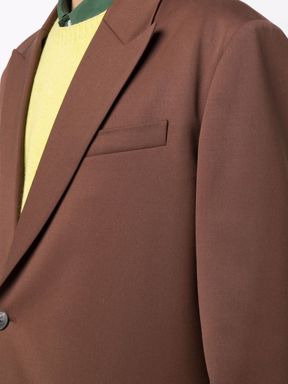 single-breasted blazer - 5