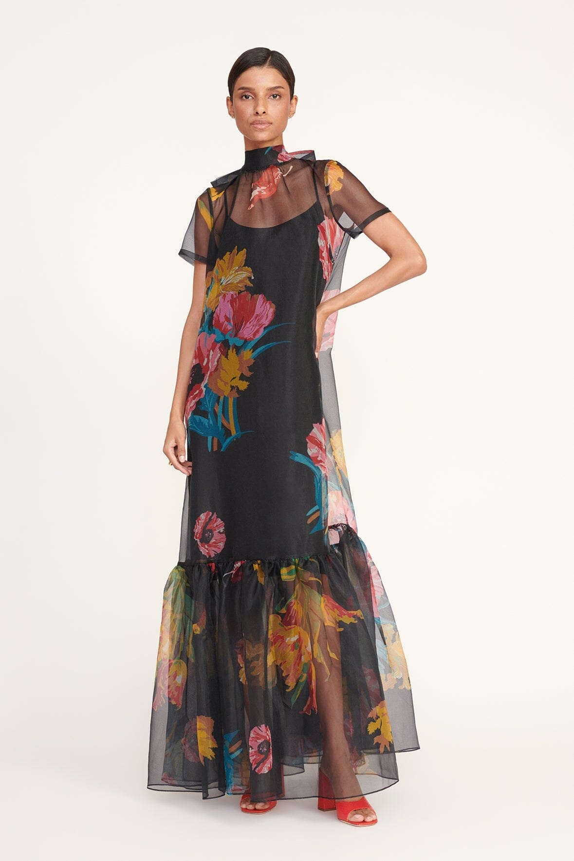 STAUD CALLUNA DRESS FIRST BLOOM NIGHT - 5
