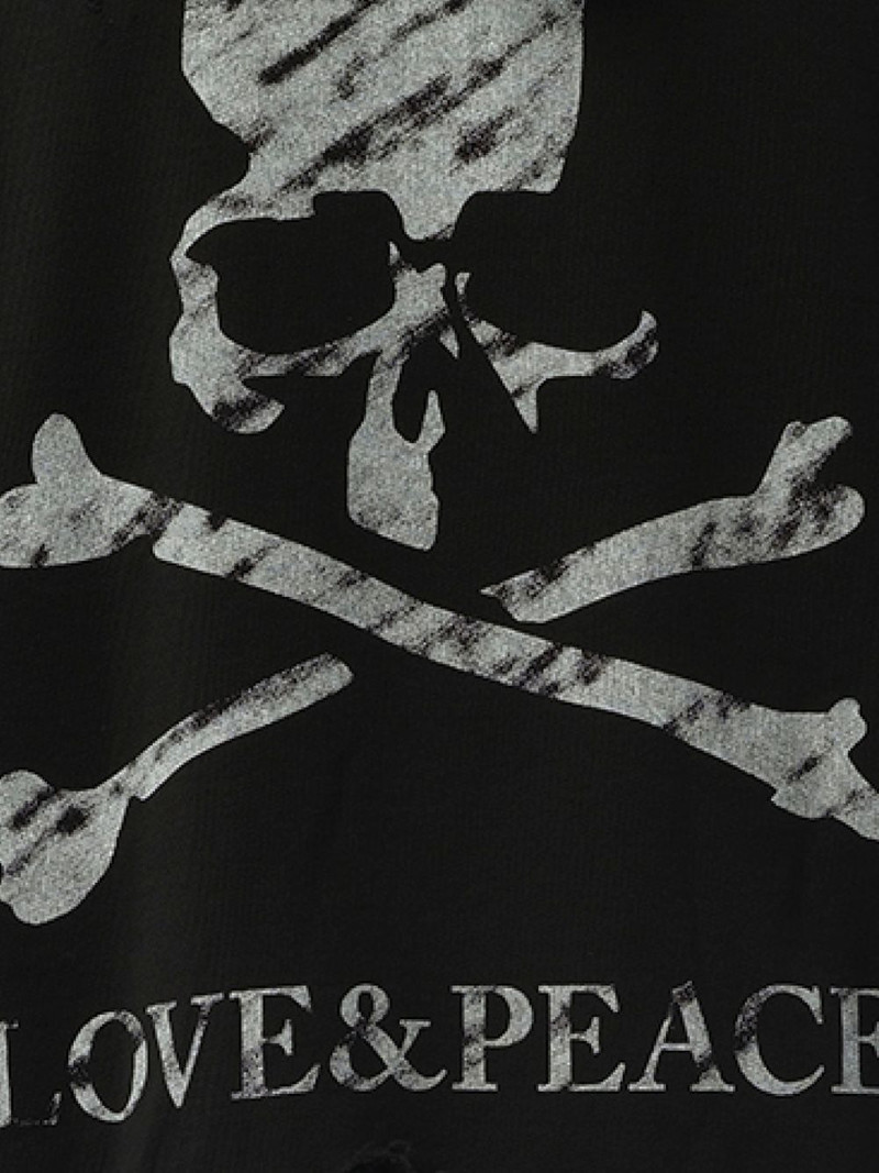 distressed graphic-print hoodie 6