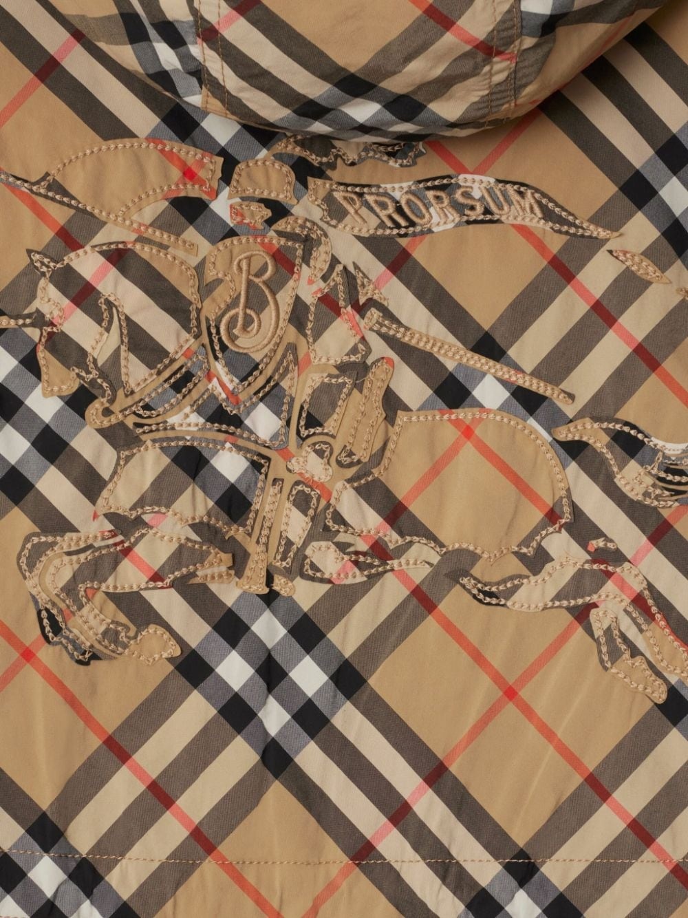 Nova Check hooded coat - 3