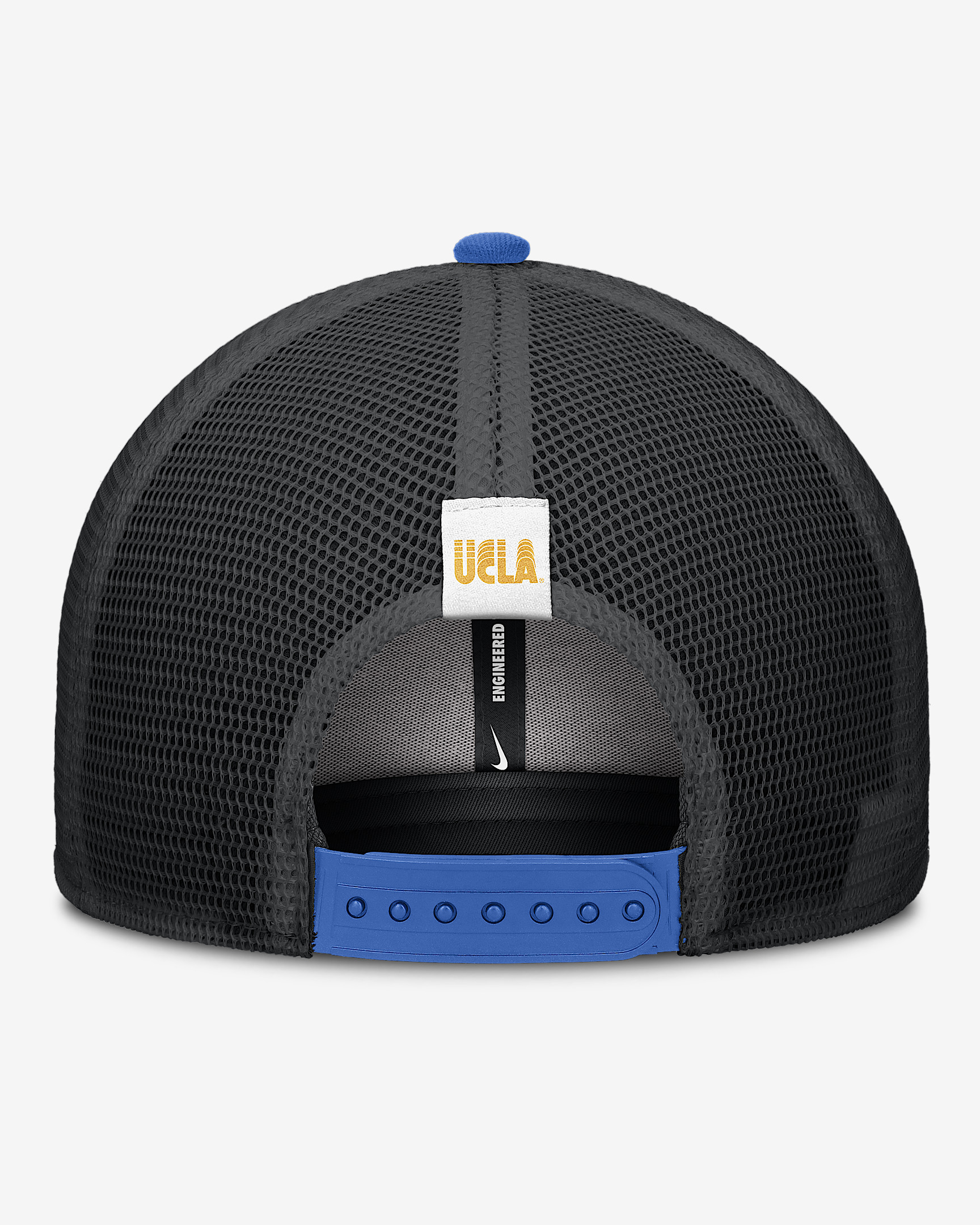 UCLA Legacy Arch Rise Men's Nike Dri-FIT College Trucker Adjustable Hat - 2