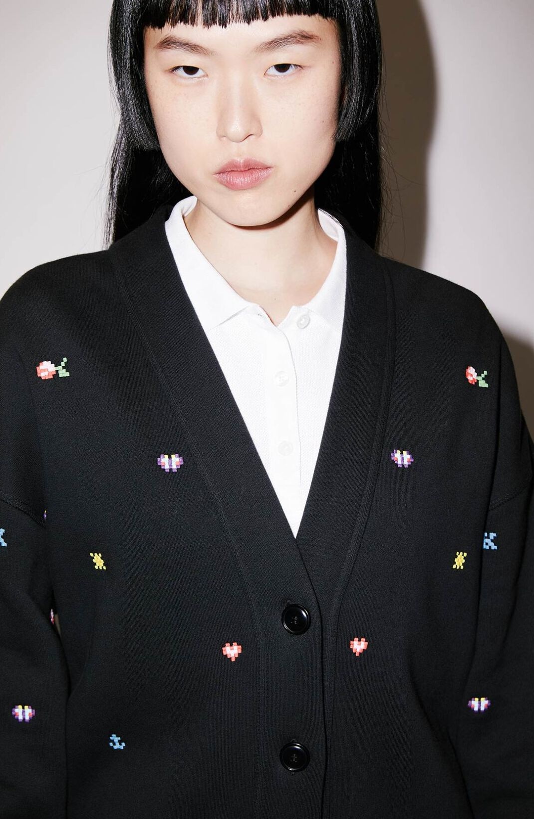 KENZO Pixels' cardigan dress - 5