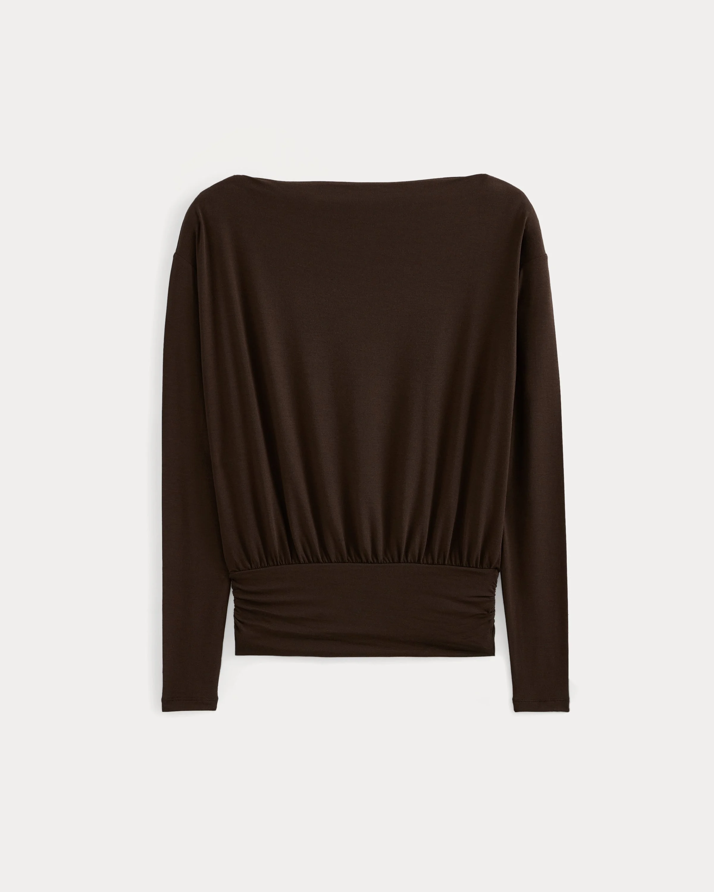 DRAPEY JERSEY SLOUCHY TOP - 1