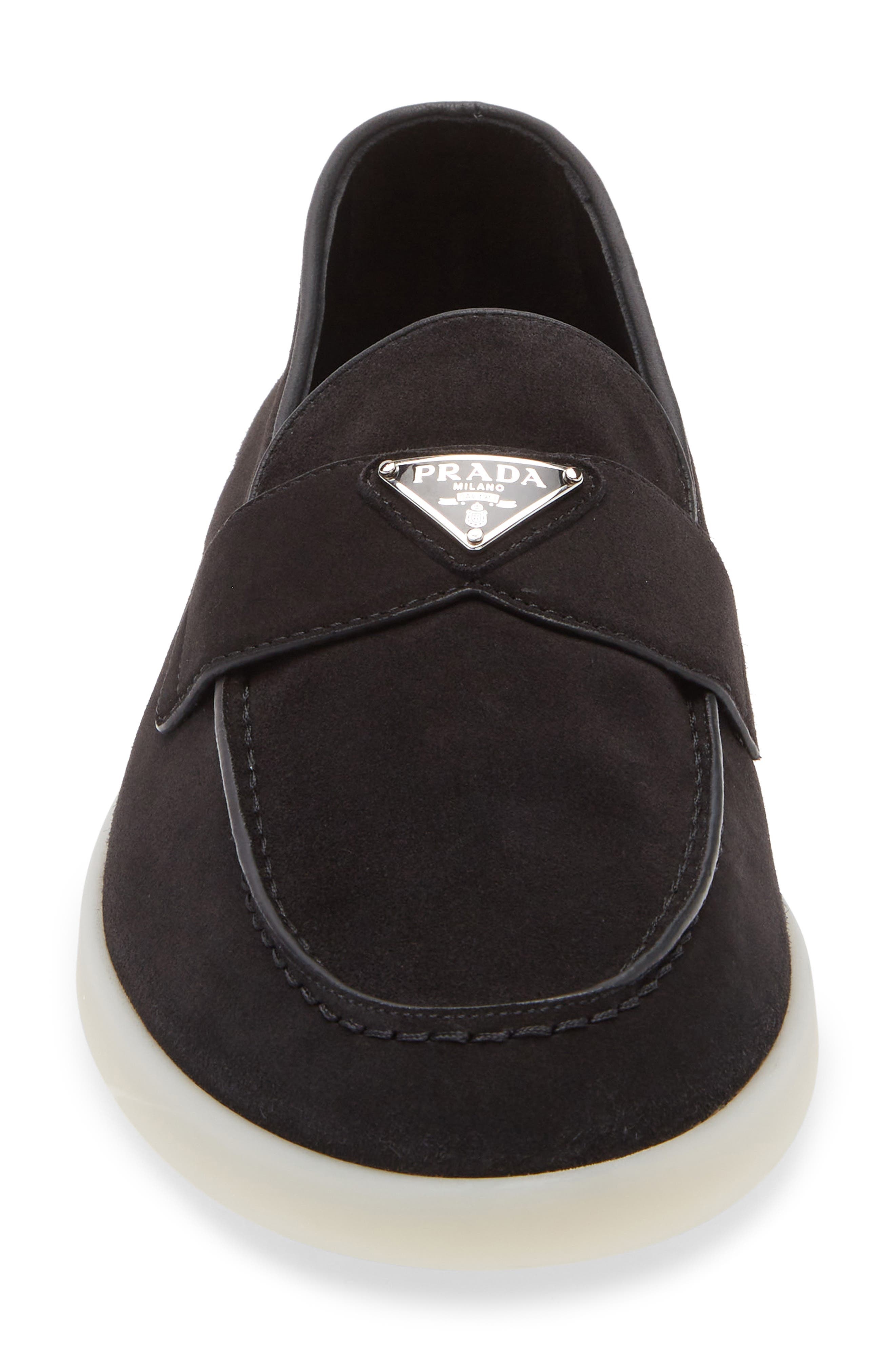 Prada St. Tropez Loafer in Nero at Nordstrom - 4