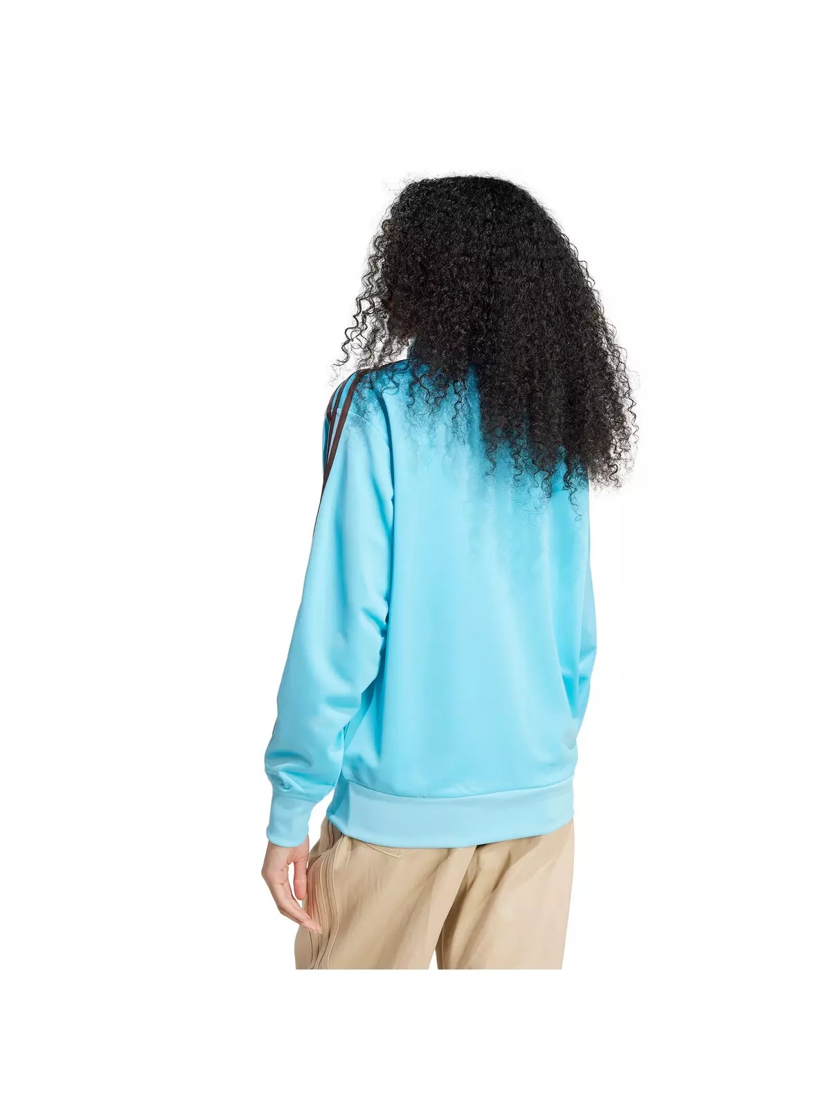 Originals Women's Adicolor Classic Firebird Loose Track Top -Lt Blue/Brown - 2