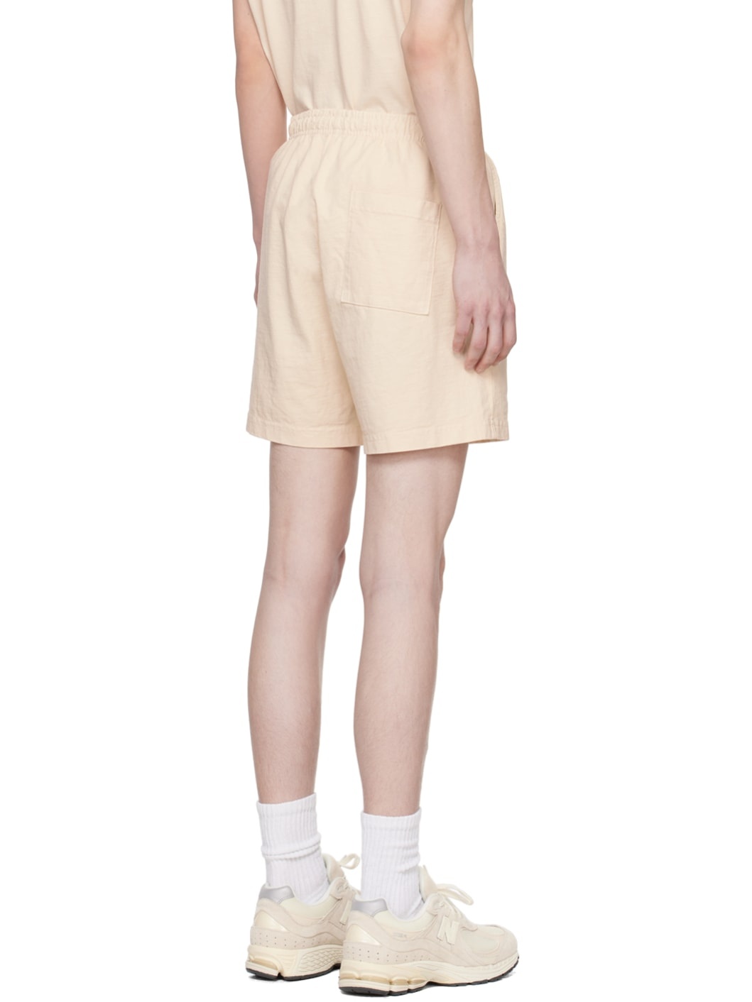 Beige Prince Edition Rebound Shorts - 3