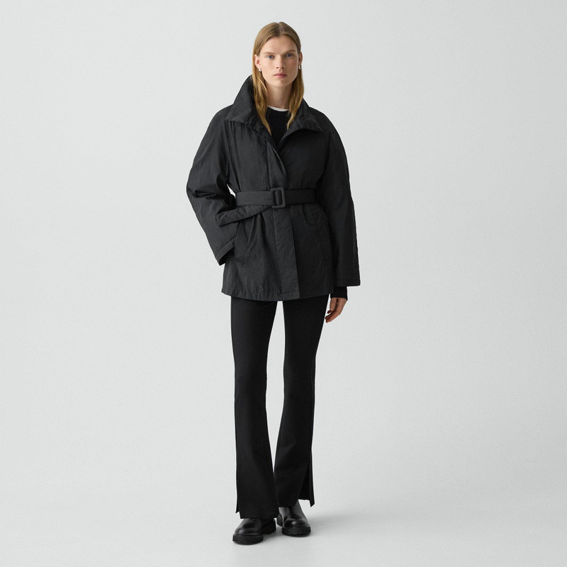 Theory Cropped Parka in Nylon outlook