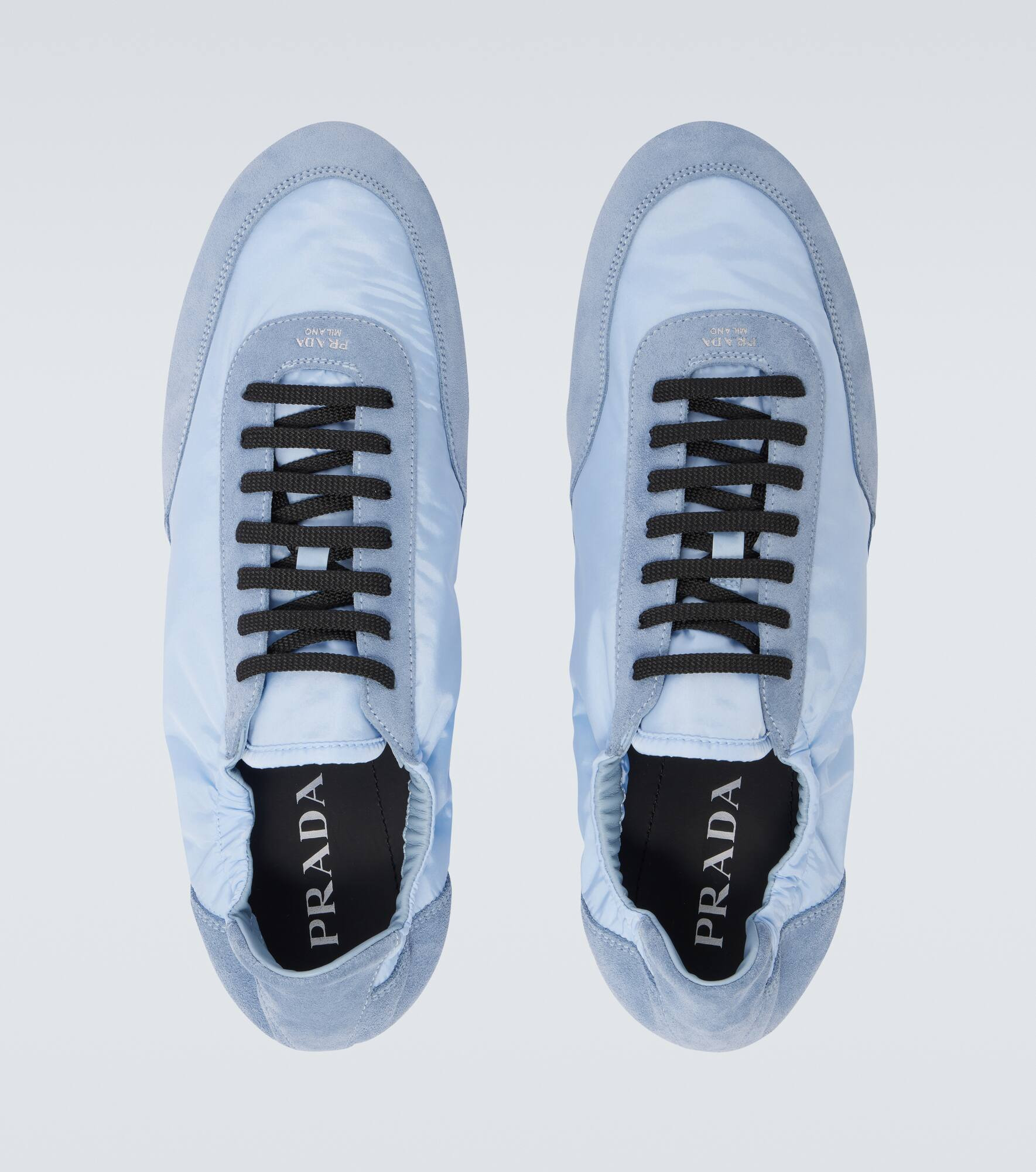 Collapse Re-Nylon and suede sneakers - 4