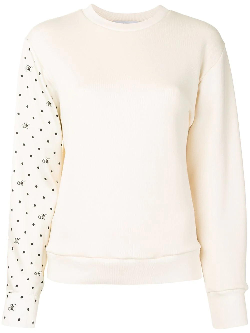 polka-dot sleeve jumper - 1