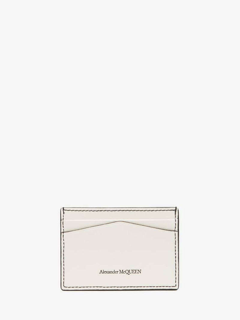 Women's Skull Card Holder in Soft Ivory 3