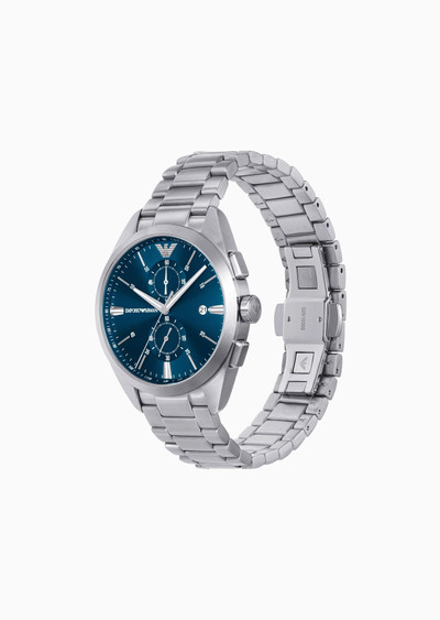 EMPORIO ARMANI Chronograph stainless steel watch outlook