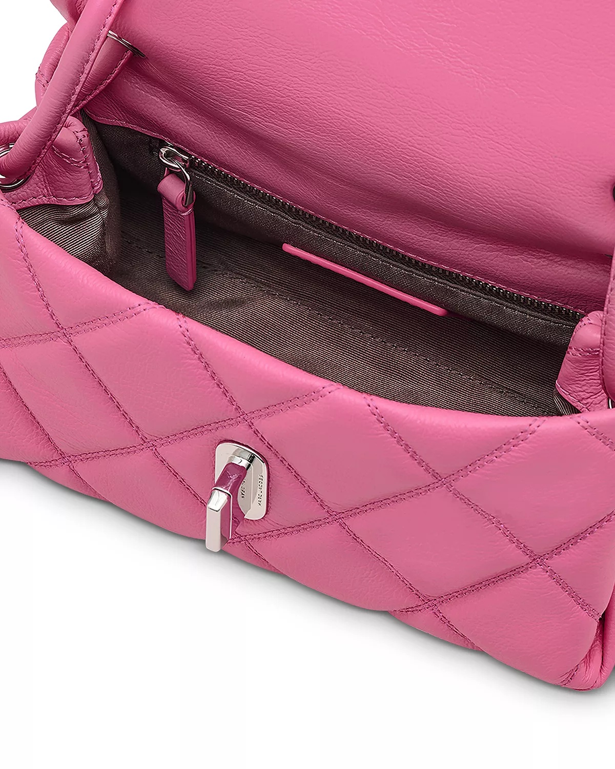 The Quilted Mini Dual Shoulder Bag - 5