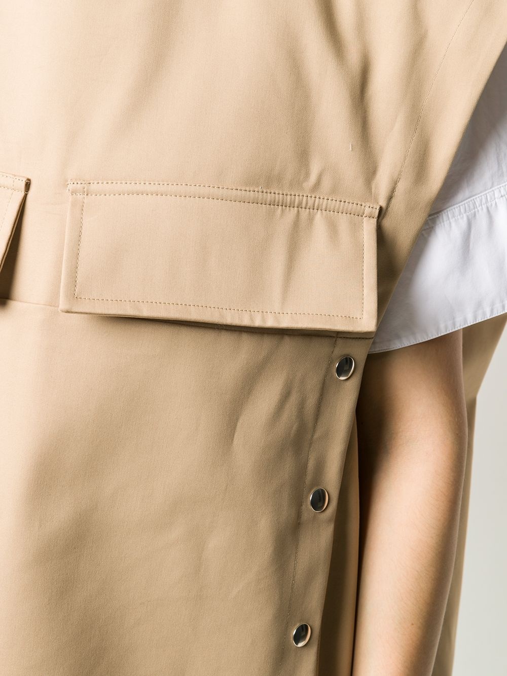 oversized utility vest - 5