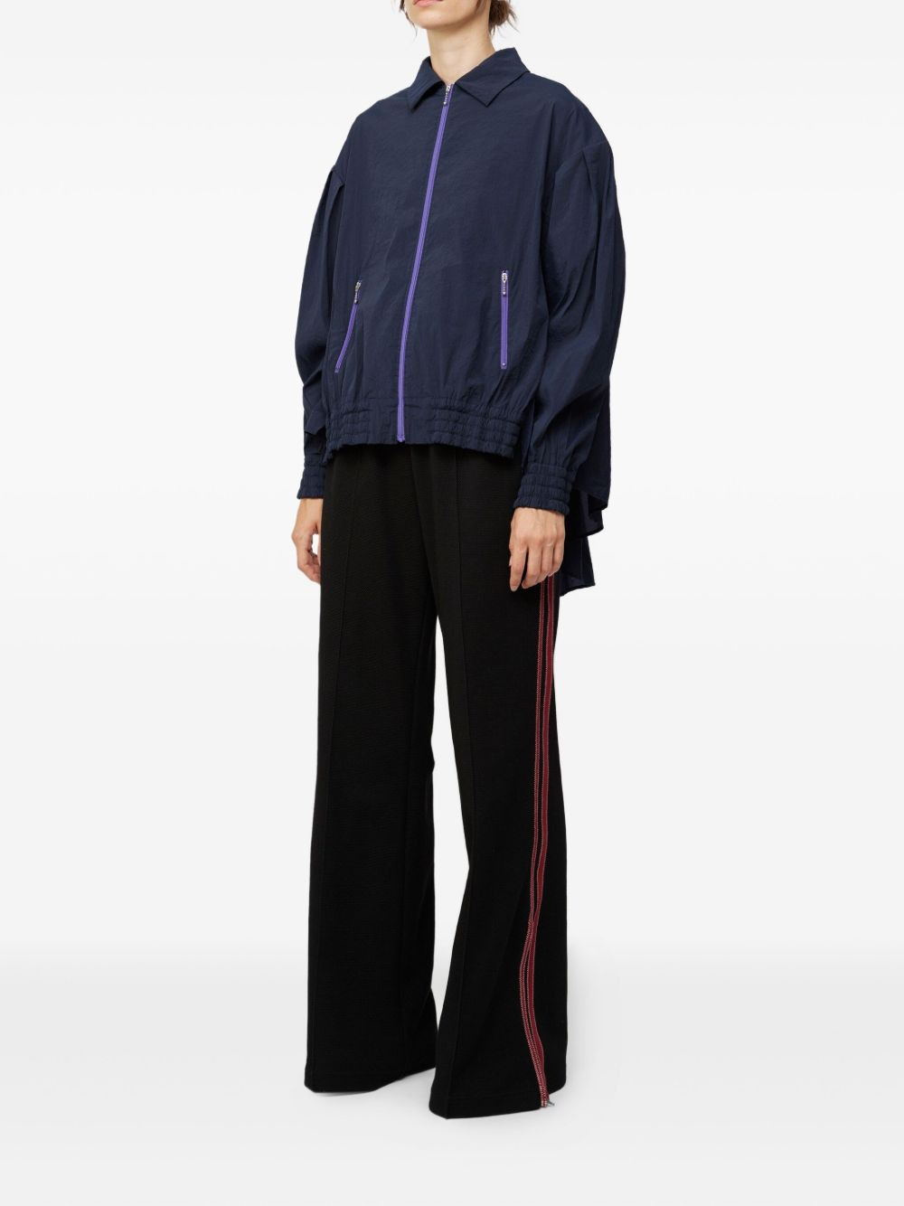 side-stripe drawstring trousers - 2